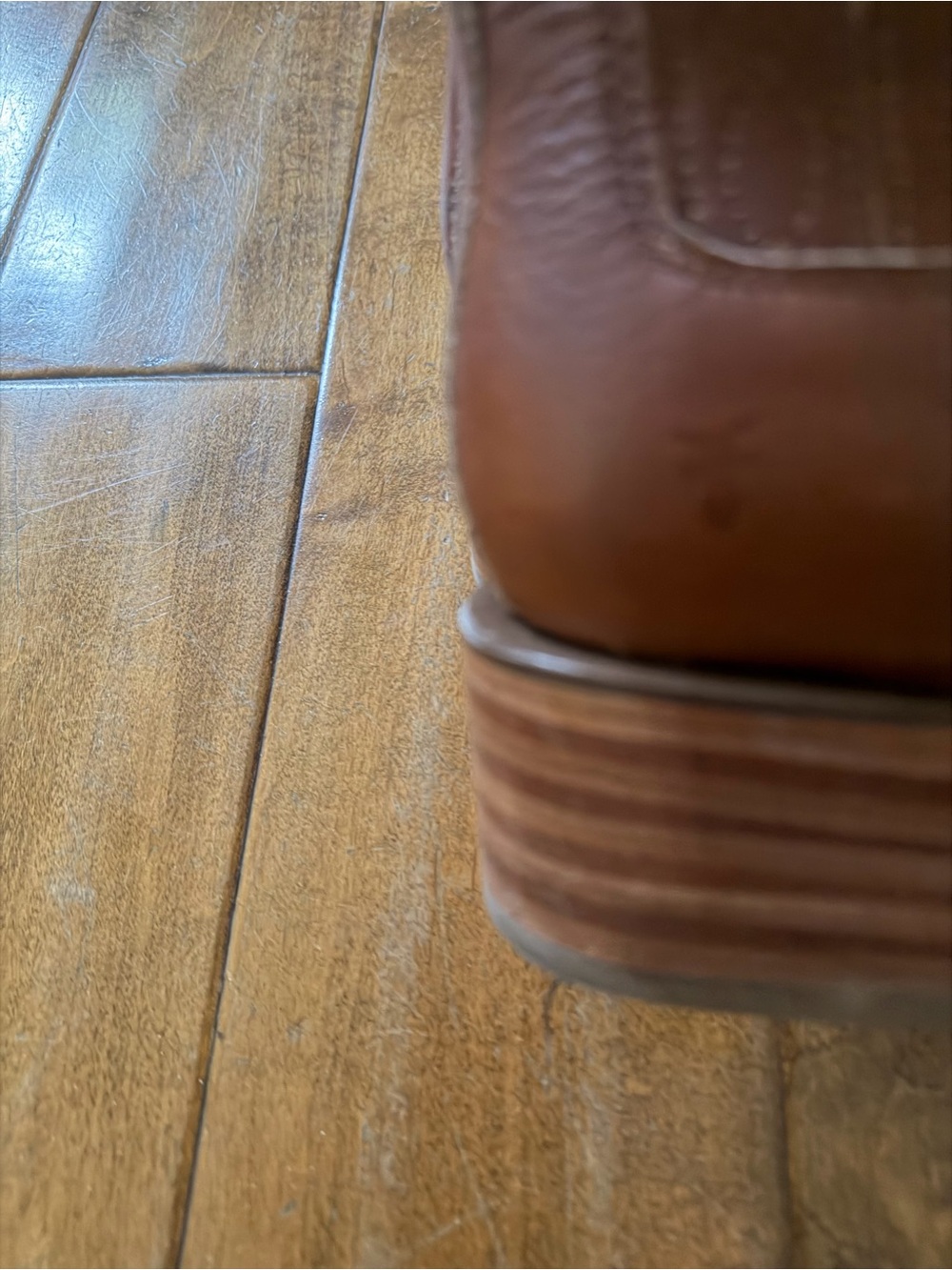 Frye campus Chelsea saddle brown leather boots - Picture 12 of 12